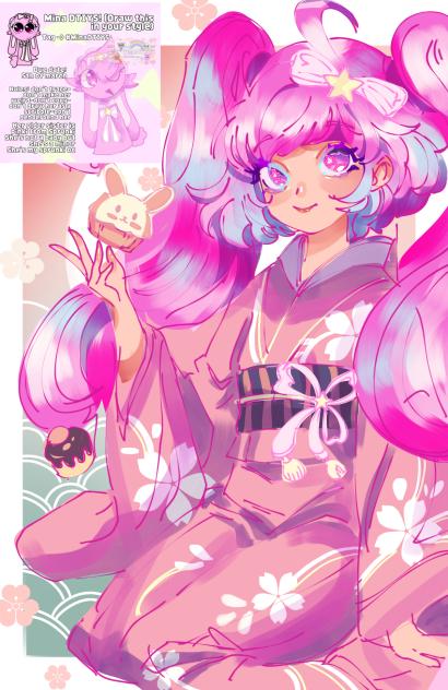 Mina for cinnamonroll❤️❤️💖💖🐰