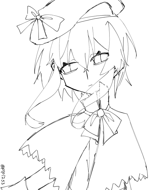 zmお嬢様【線画】