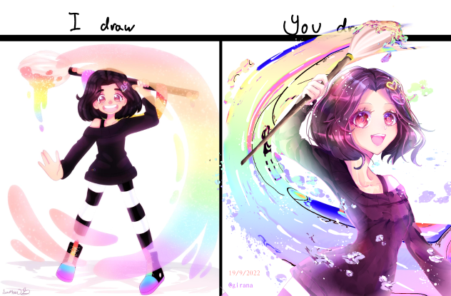 I draw you draw with Sophia Guzman