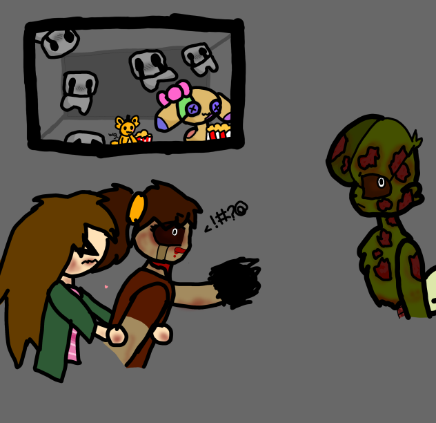 Cassidy flipping off springtrap