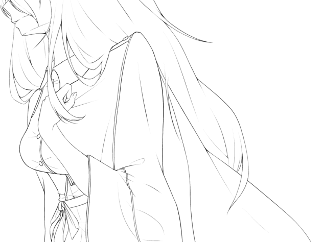 あのひと 線画