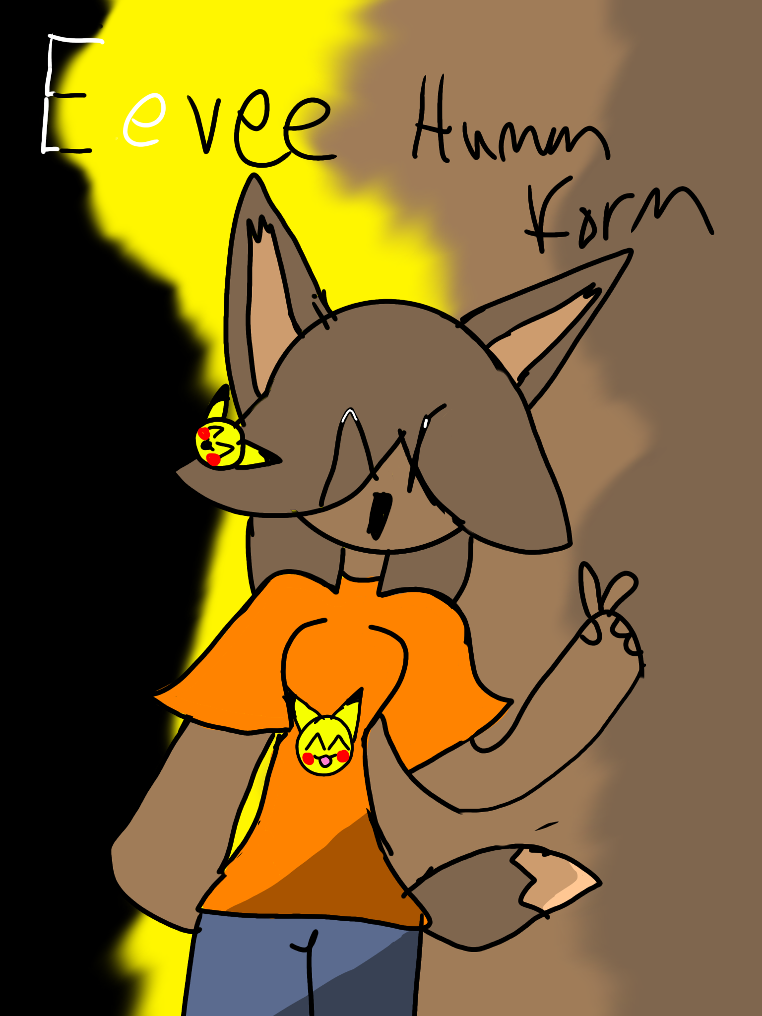 Eevee human form - ibisPaint