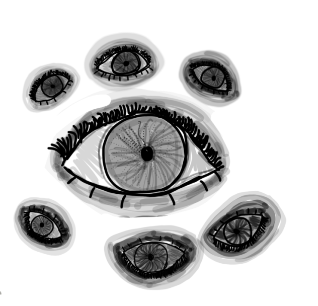 “They’re watching you..”