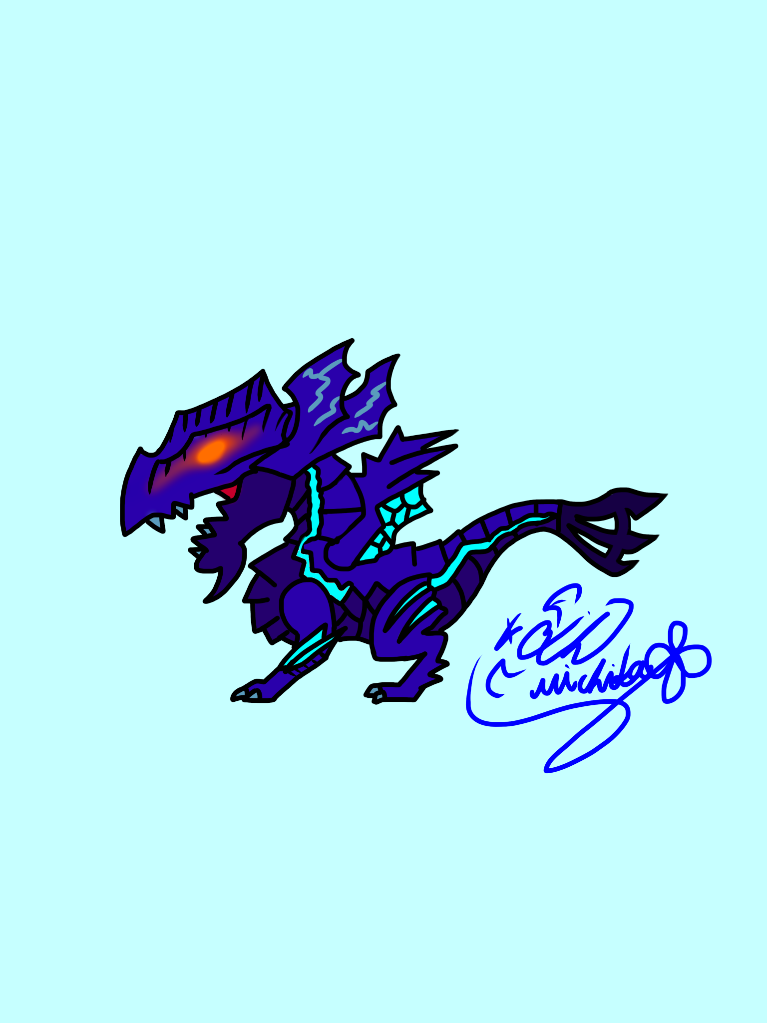 Ipad デフォルメのドゥレムディラを指で描いてみた Ibispaint
