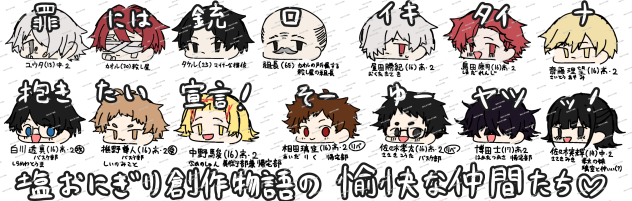 創作キャラ達※⚠️創作BLキャラあり⚠️
