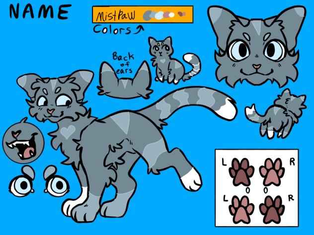Mistpaw ref sheet!