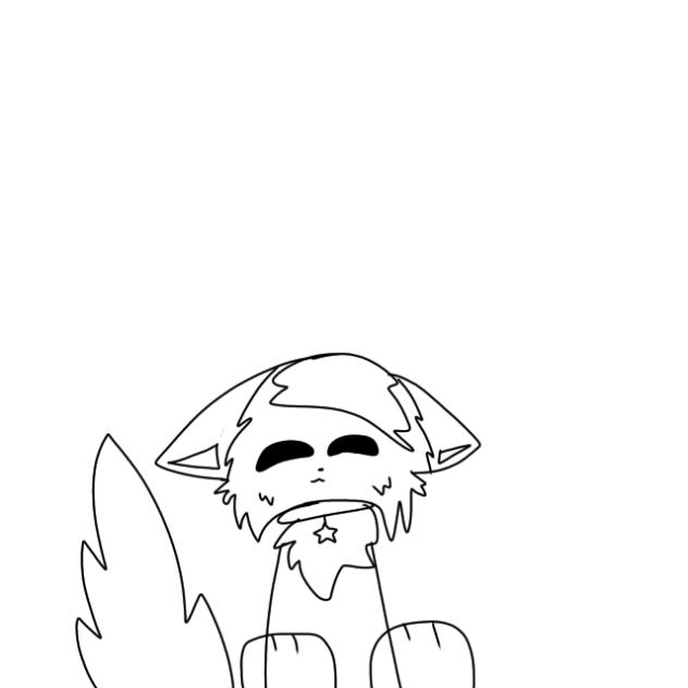 Lazy animation line art