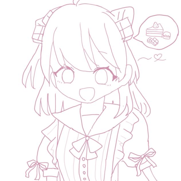 のあさん　線画