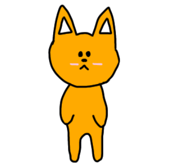 はじめてきつねを描きました