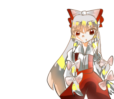 妹紅と慧音合作
