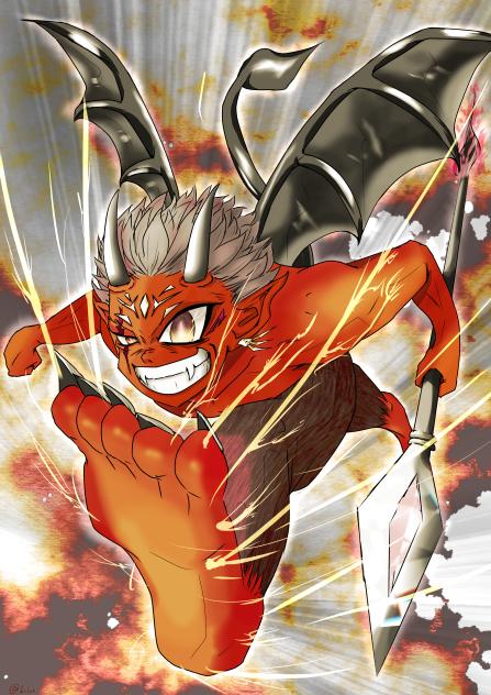 Devil（塗り絵）