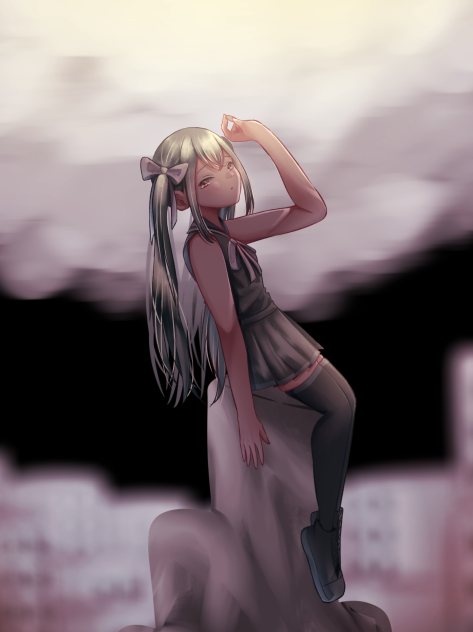 44・初音ミク　廃墟の国のアリス