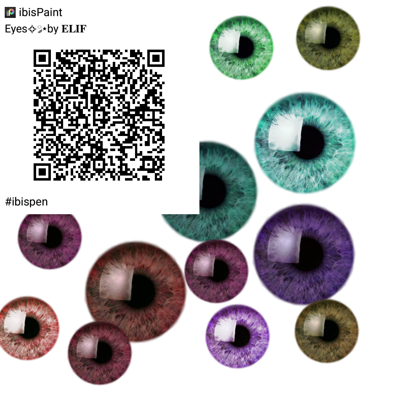 Eyes QR code! - ibisPaint