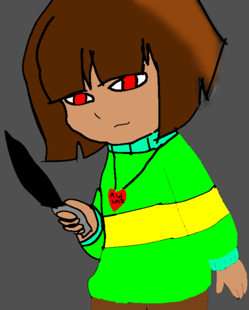 Glitchtale Chara...Again - Speedpaint