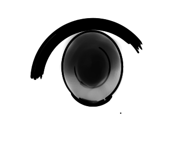 人間の目を描きました。