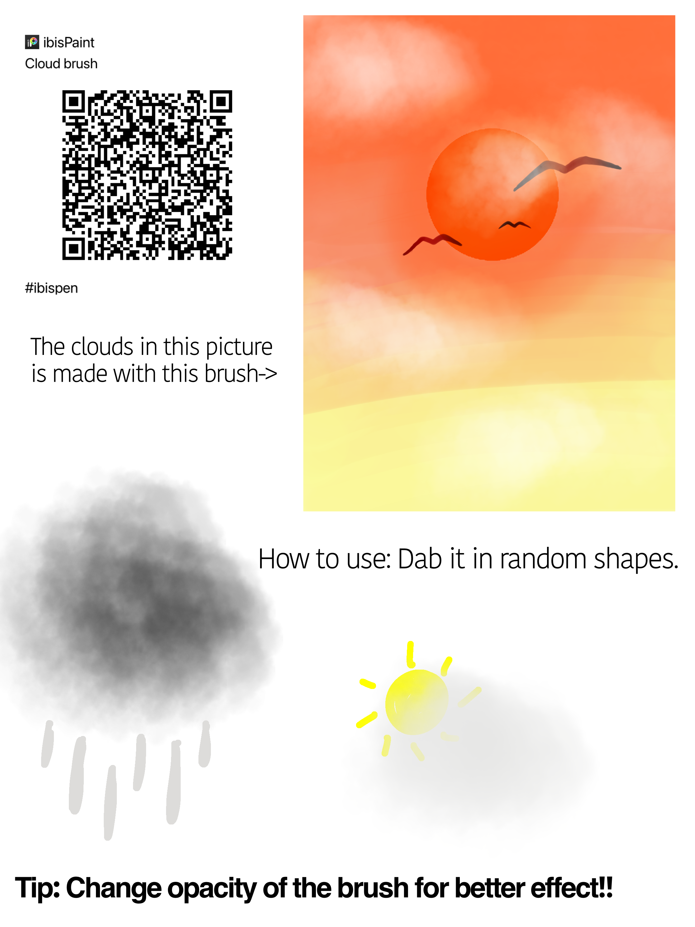 Cloud brush!! - ibisPaint