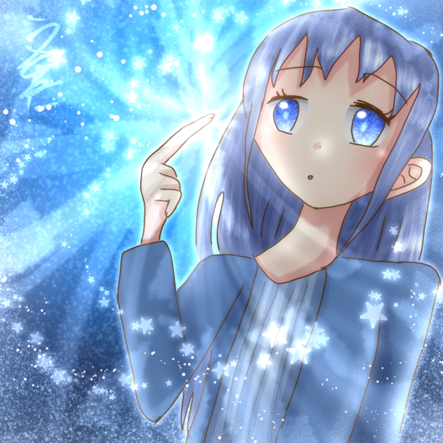 兎姫さんの第二回塗り絵大会「魔法」　参加させていただきました‼︎