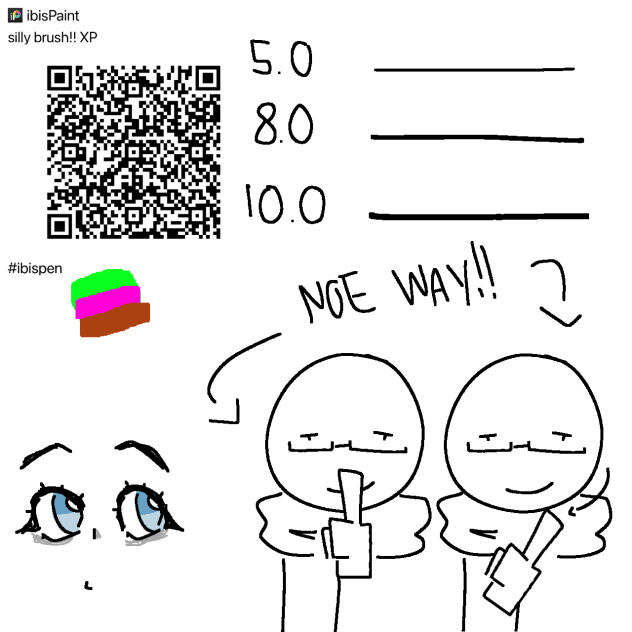 my brush for you silly goobers - ibisPaint