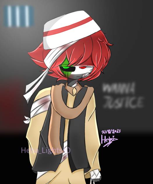 Sudan countryhumans.. new shading style