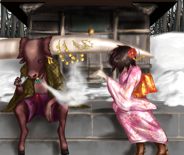 年神様を弄る