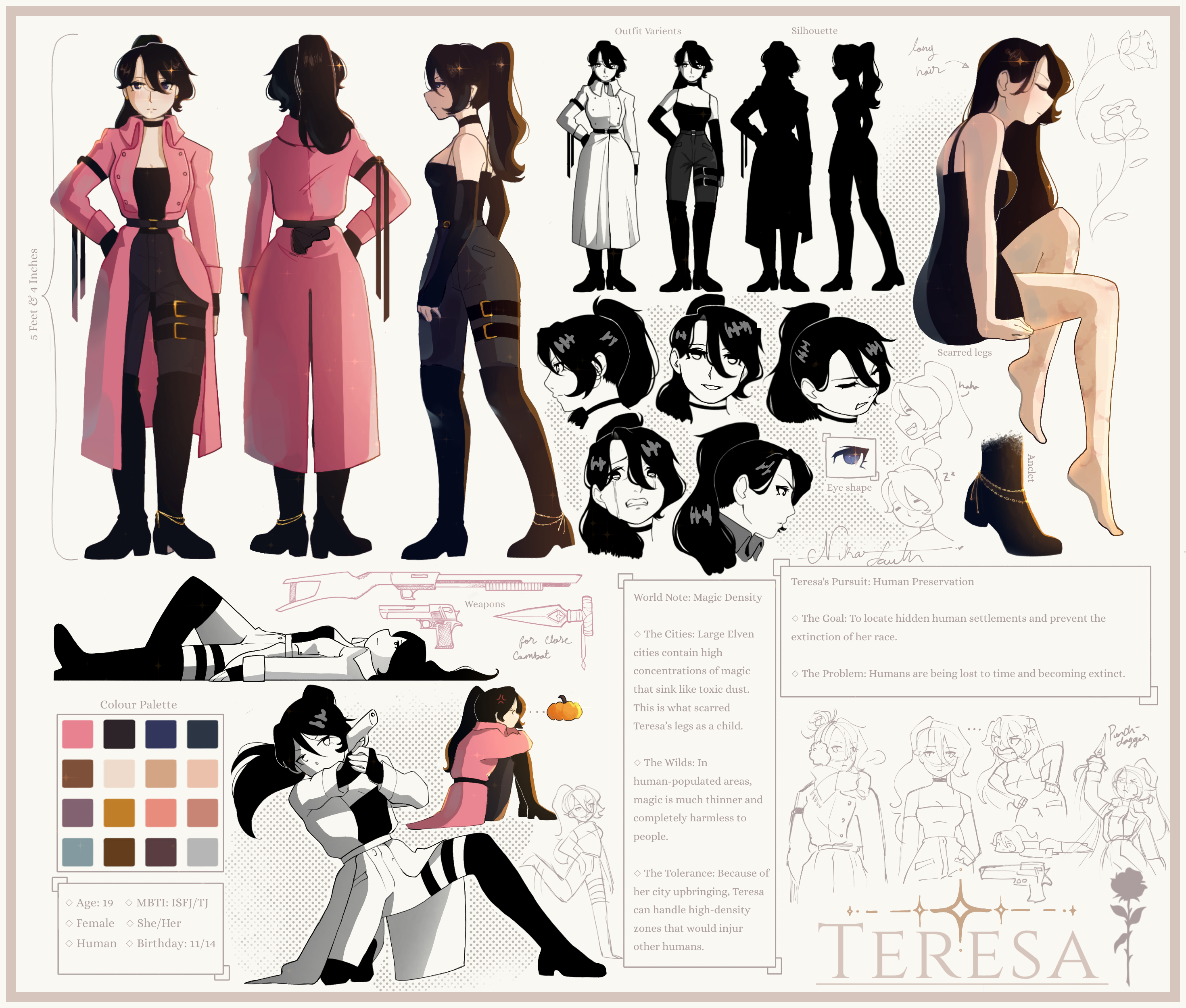 Teresa Reference Sheet - ibisPaint
