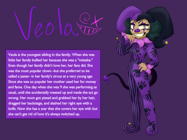 Veola the Jester! (oc)