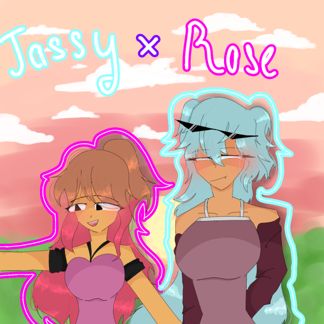 Jasmine and Roselina🩵🩷