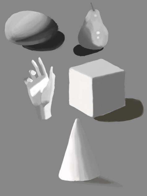 Greyscale tone practice
