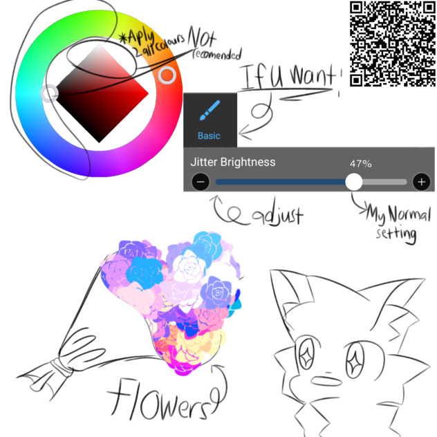 funny flower brush ibisPaint