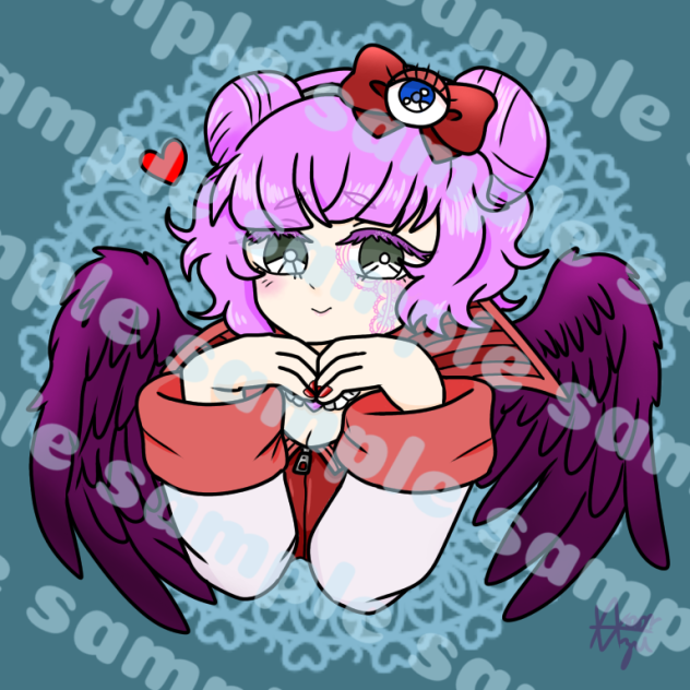 ココナラのサンプル用に描いたやつ