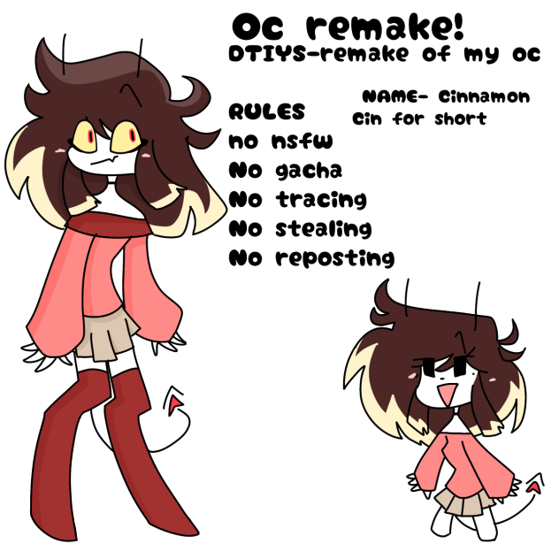 DTIYS(remake of my oc