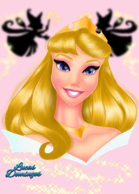 desenho da princesa Aurora.
