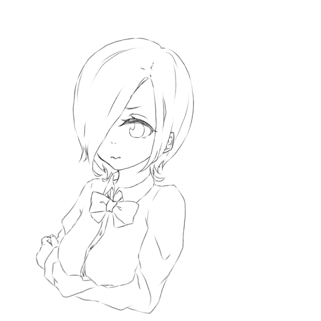 霧島董香(線画)
