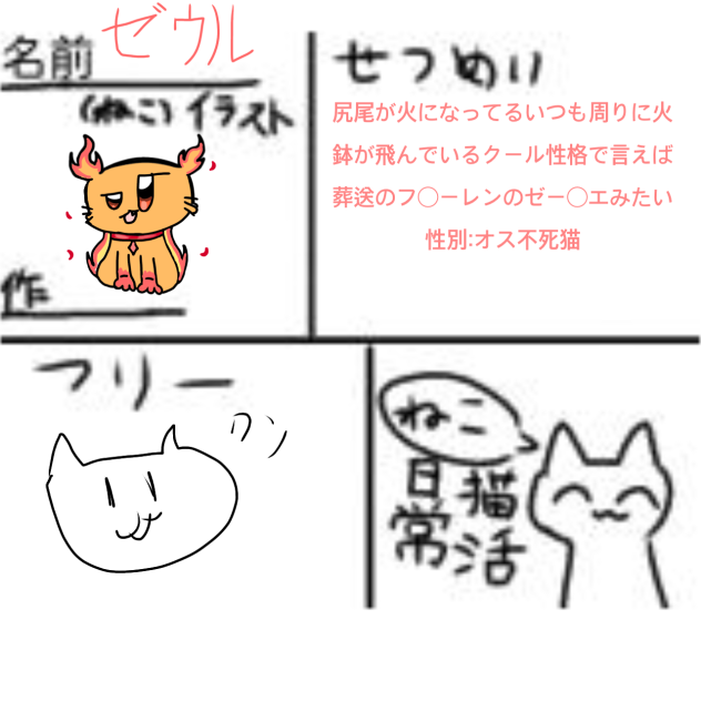ネコセイキャラ募