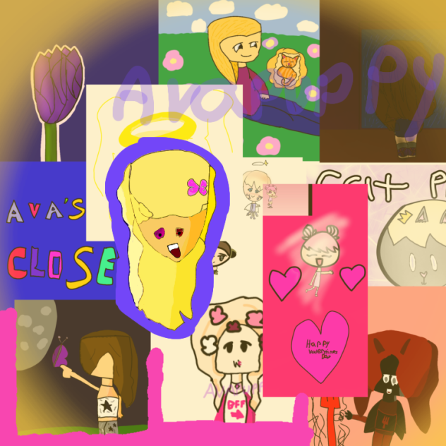 Me in front of my arts