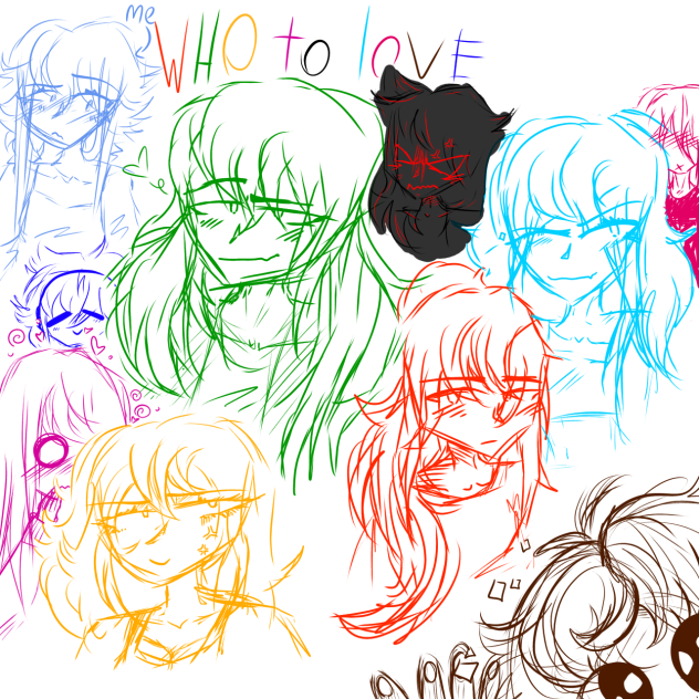❤️Who to love fanart💚