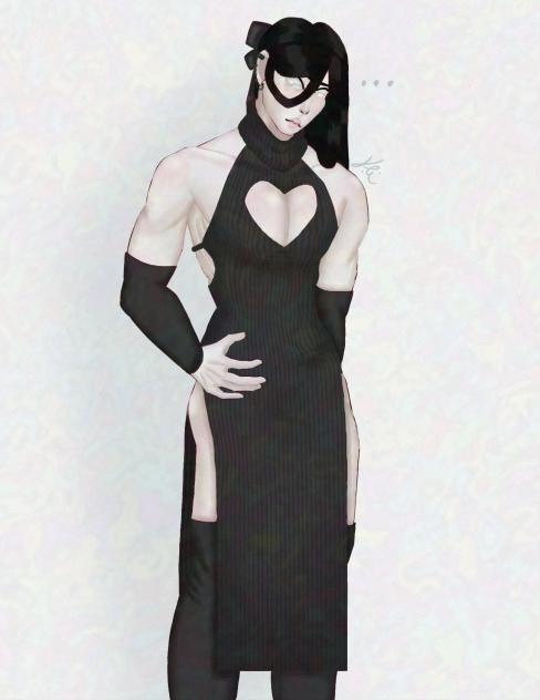 niran in a dress