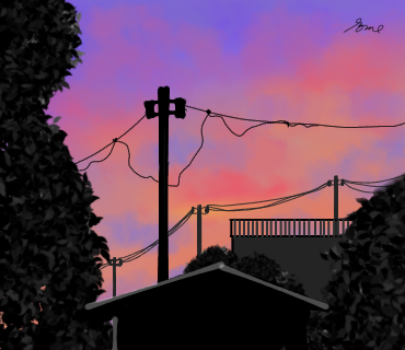 sunset - ibisPaint