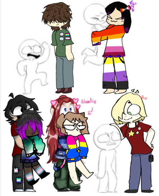 Pride shortie collab