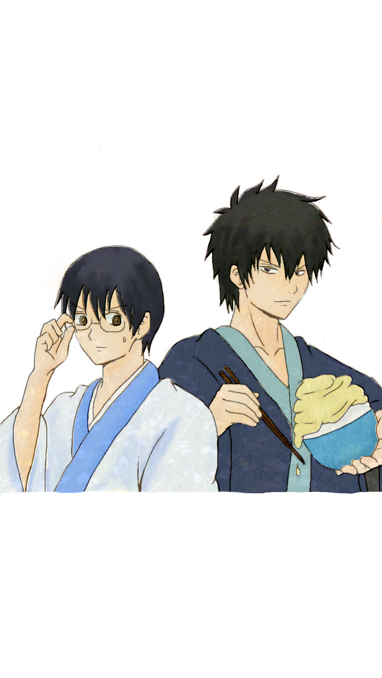 土方十四郎 志村新八 Ibispaint