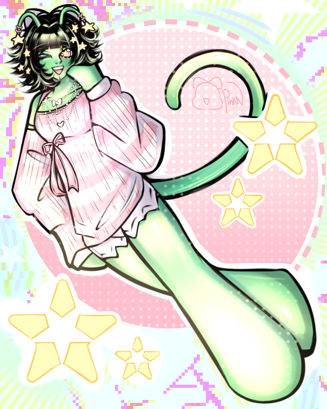 COMMISSION 👽🩷 - ibisPaint
