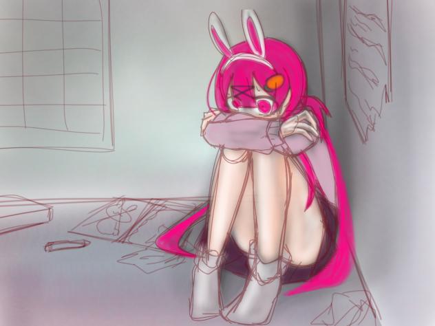 病み絵みたいになっちまったぜ☆
