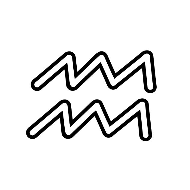 みずがめ座♒️のマーク