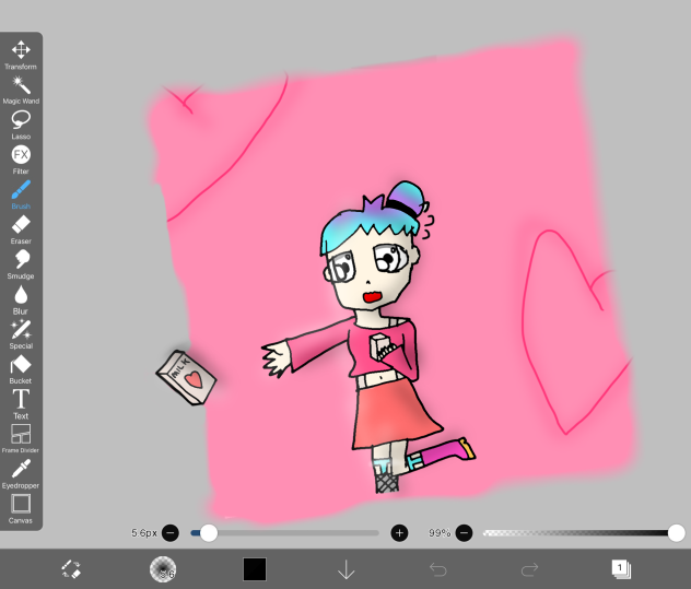 A Girl in The Ibis Paint X