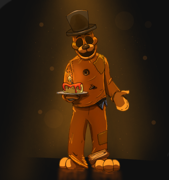 I was bored so I colored Cakebear