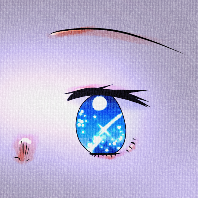 夜空を見上げて