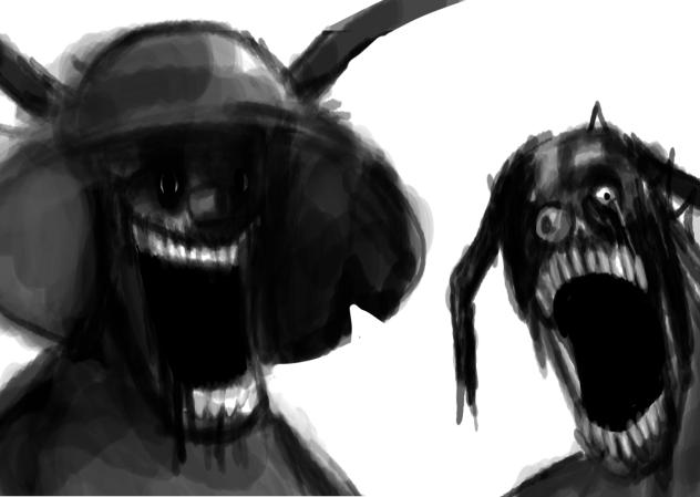 silly goofy bloody snike!. with no color