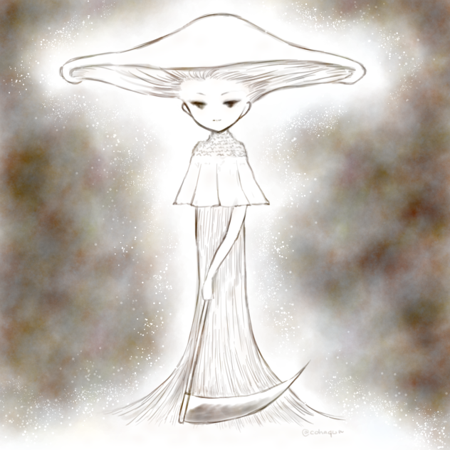 破壊の天使ドクツルタケ擬人化。