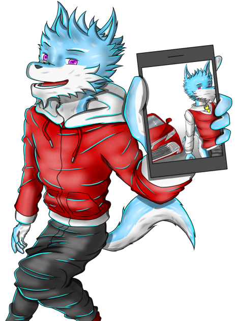 狼歌アズマの待ち受け画面 カムリとツーショットver Ibispaint