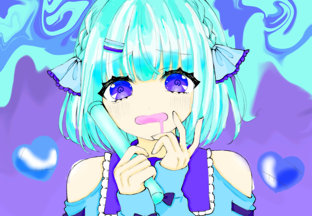 線画色塗りしてみた